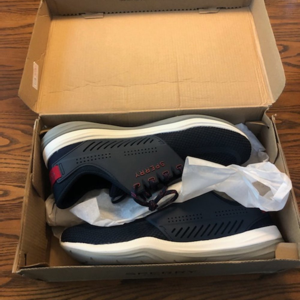 New Sperry H20 Skiff Sneakers, Navy